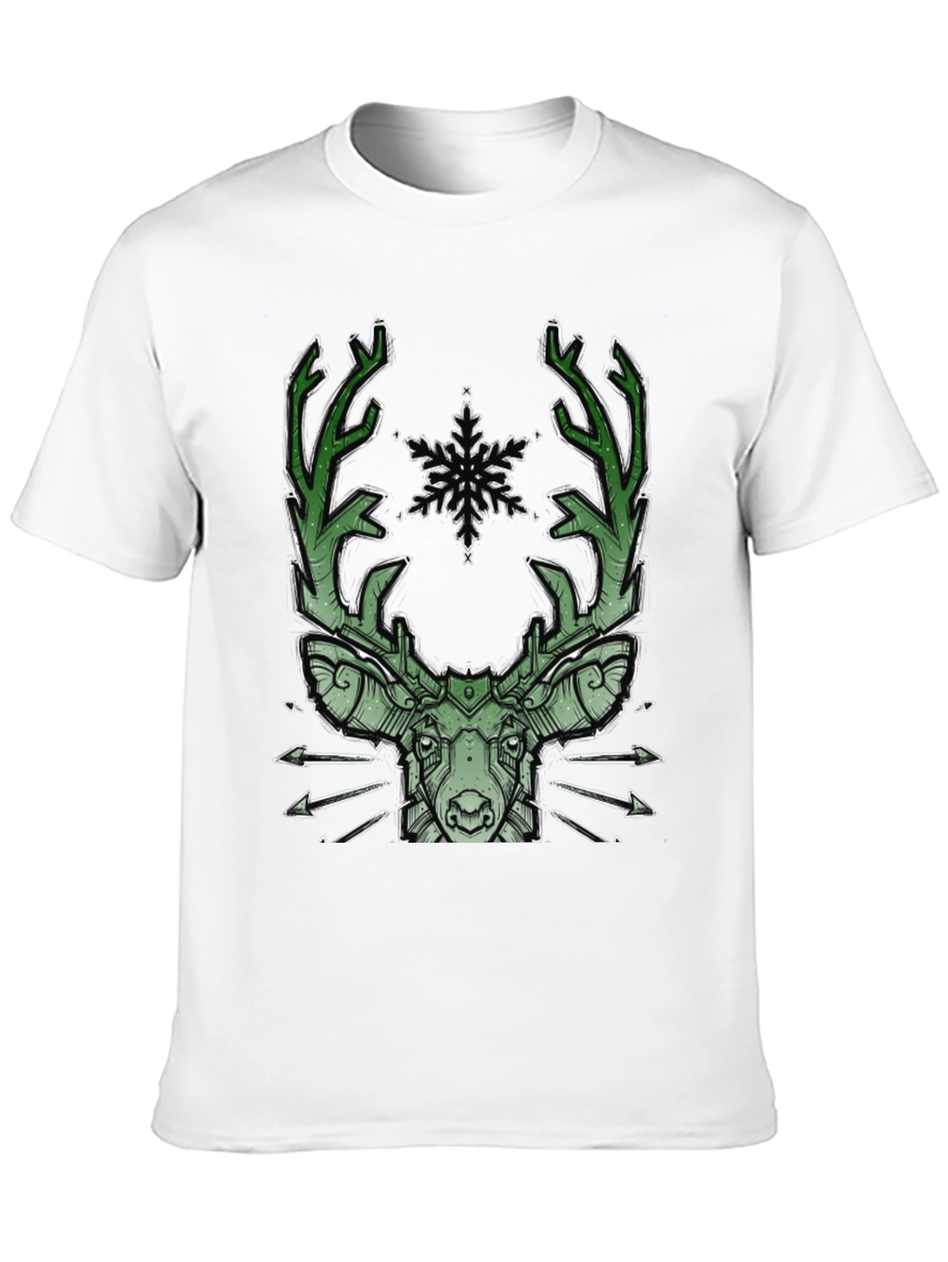 Geometric Deer Graphic Tee