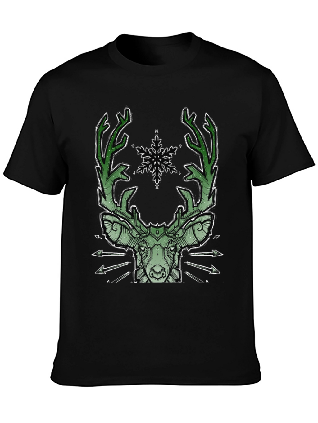 Geometric Deer Graphic Tee