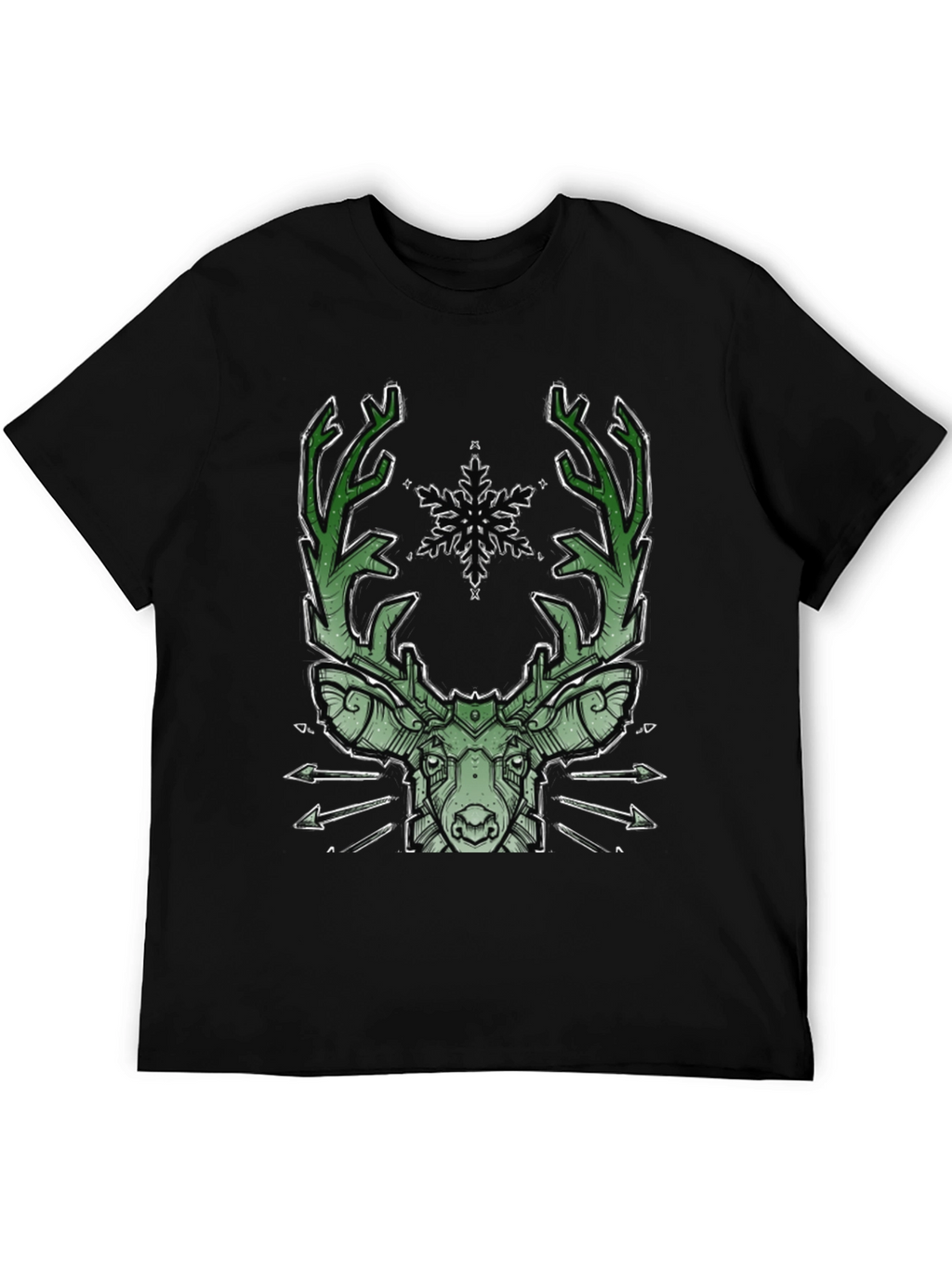 Geometric Deer Graphic Tee
