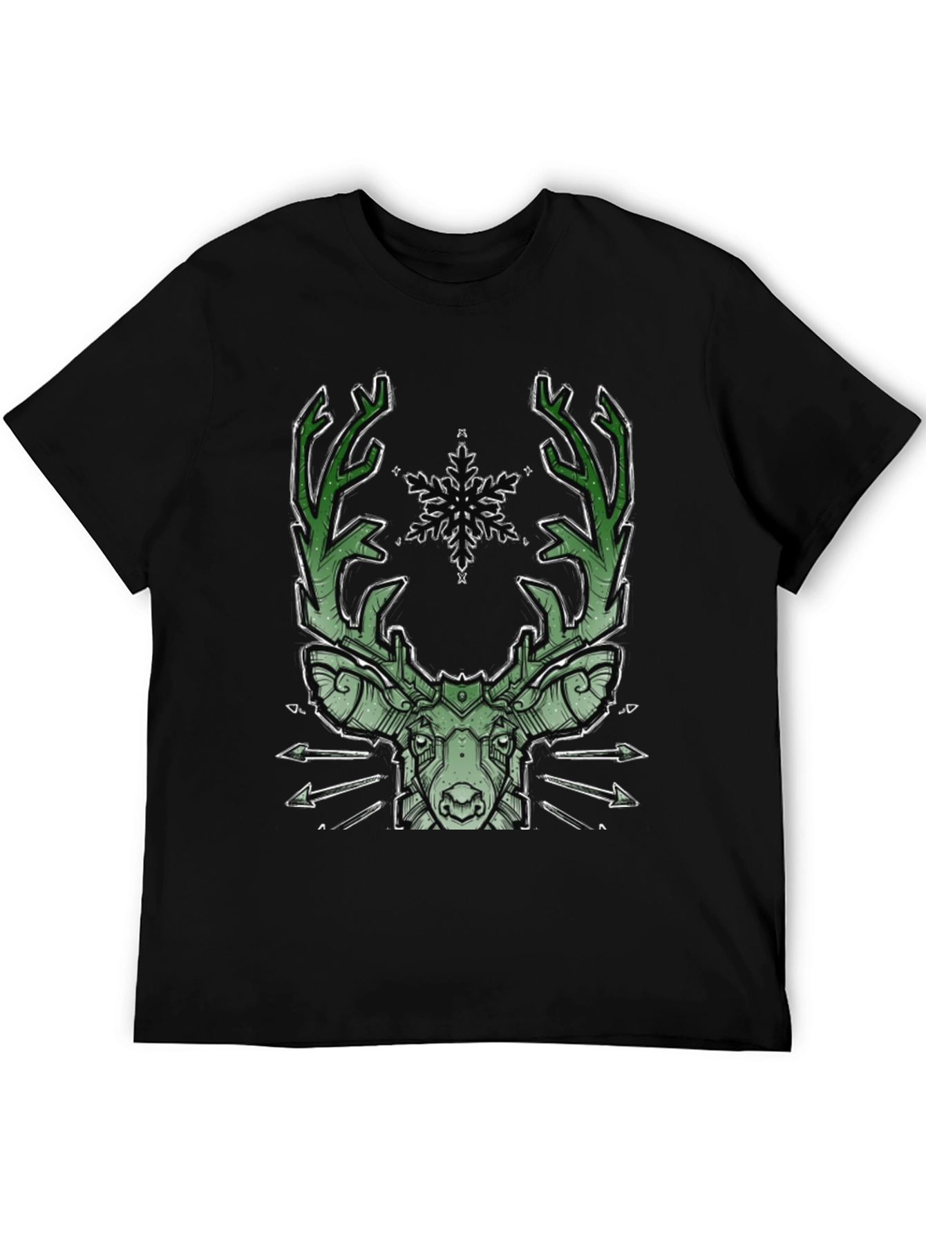 Geometric Deer Graphic Tee