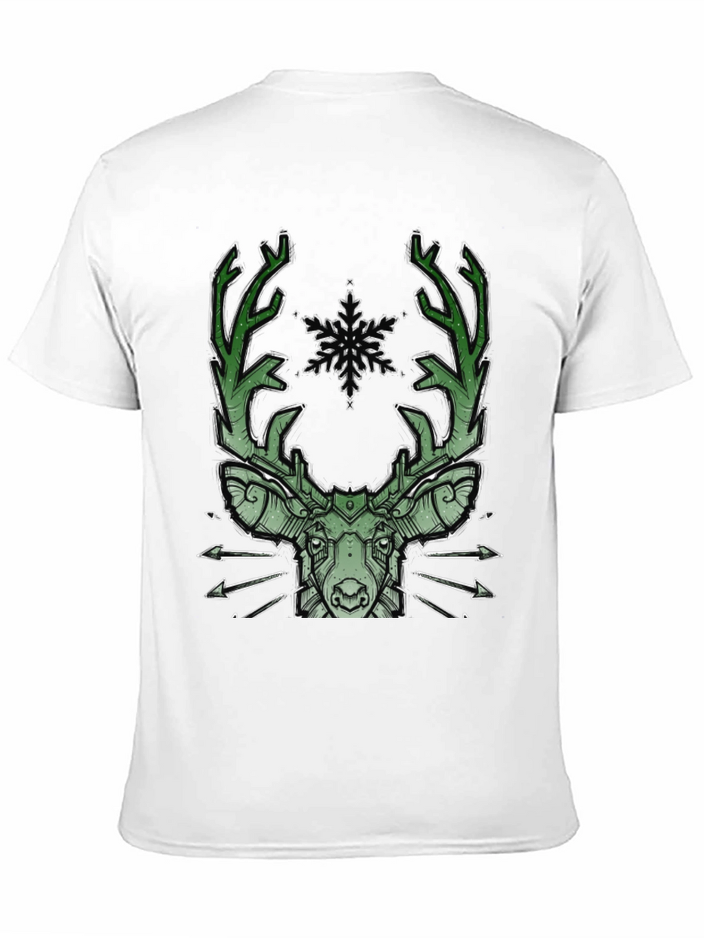 Geometric Deer Graphic Tee