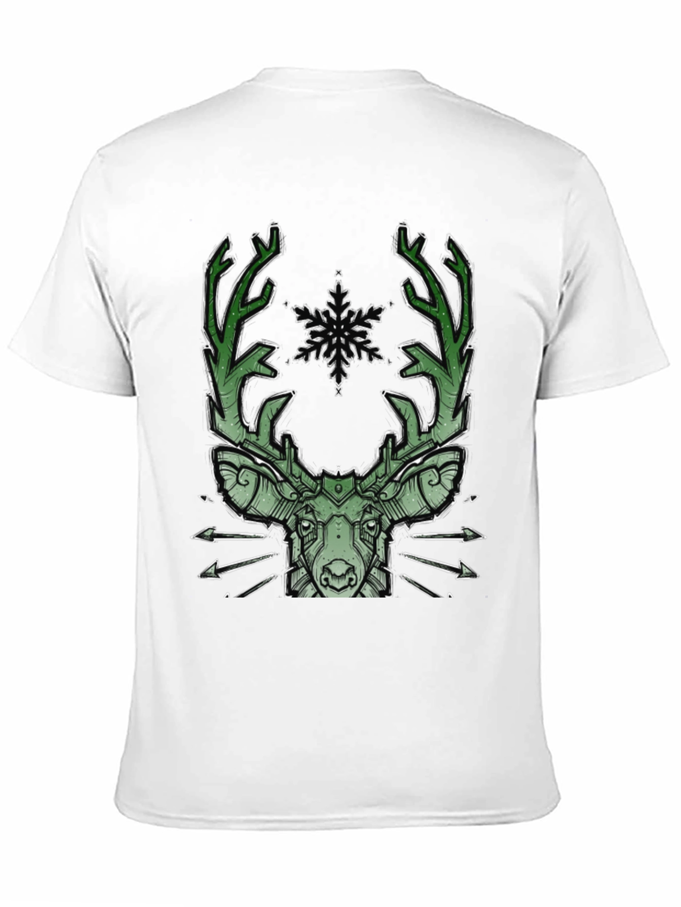 Geometric Deer Graphic Tee