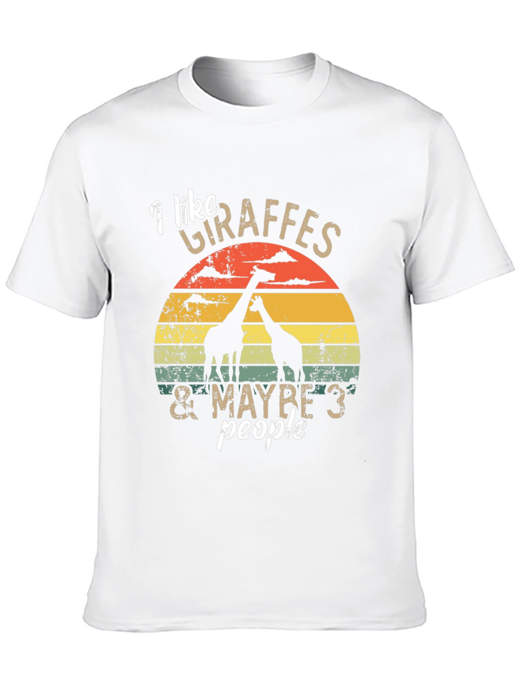 I Like Giraffes T-Shirt - Funny Animal Lover Tee