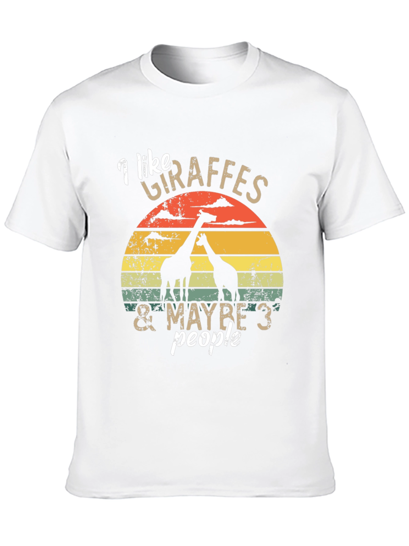 I Like Giraffes T-Shirt - Funny Animal Lover Tee