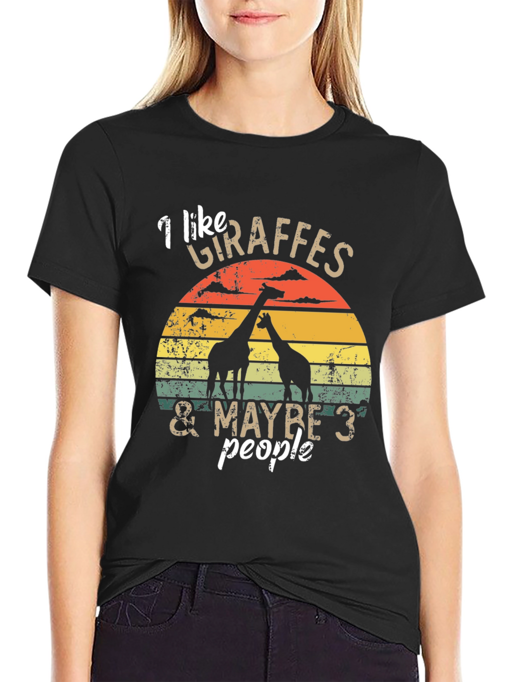 I Like Giraffes T-Shirt - Funny Animal Lover Tee