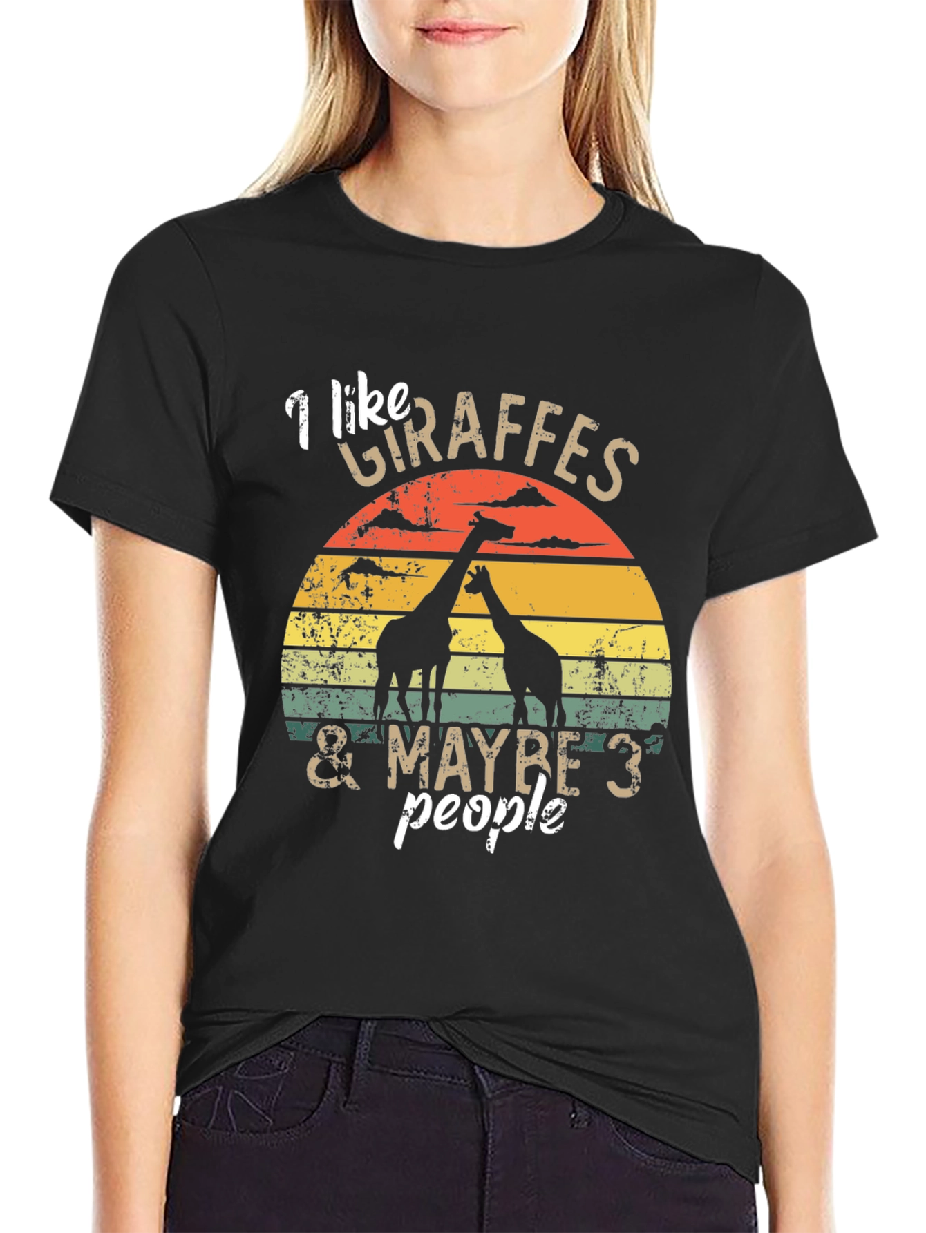 I Like Giraffes T-Shirt - Funny Animal Lover Tee