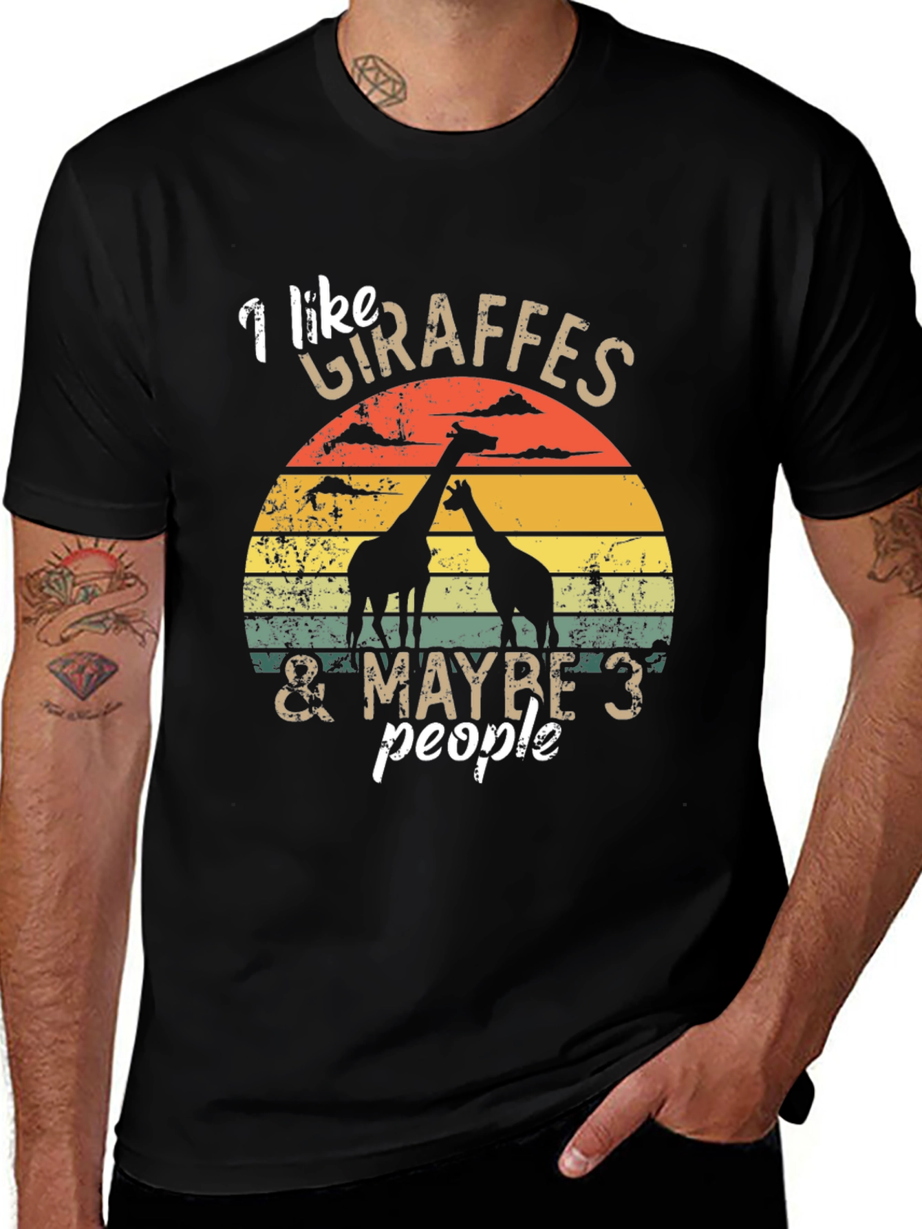 I Like Giraffes T-Shirt - Funny Animal Lover Tee
