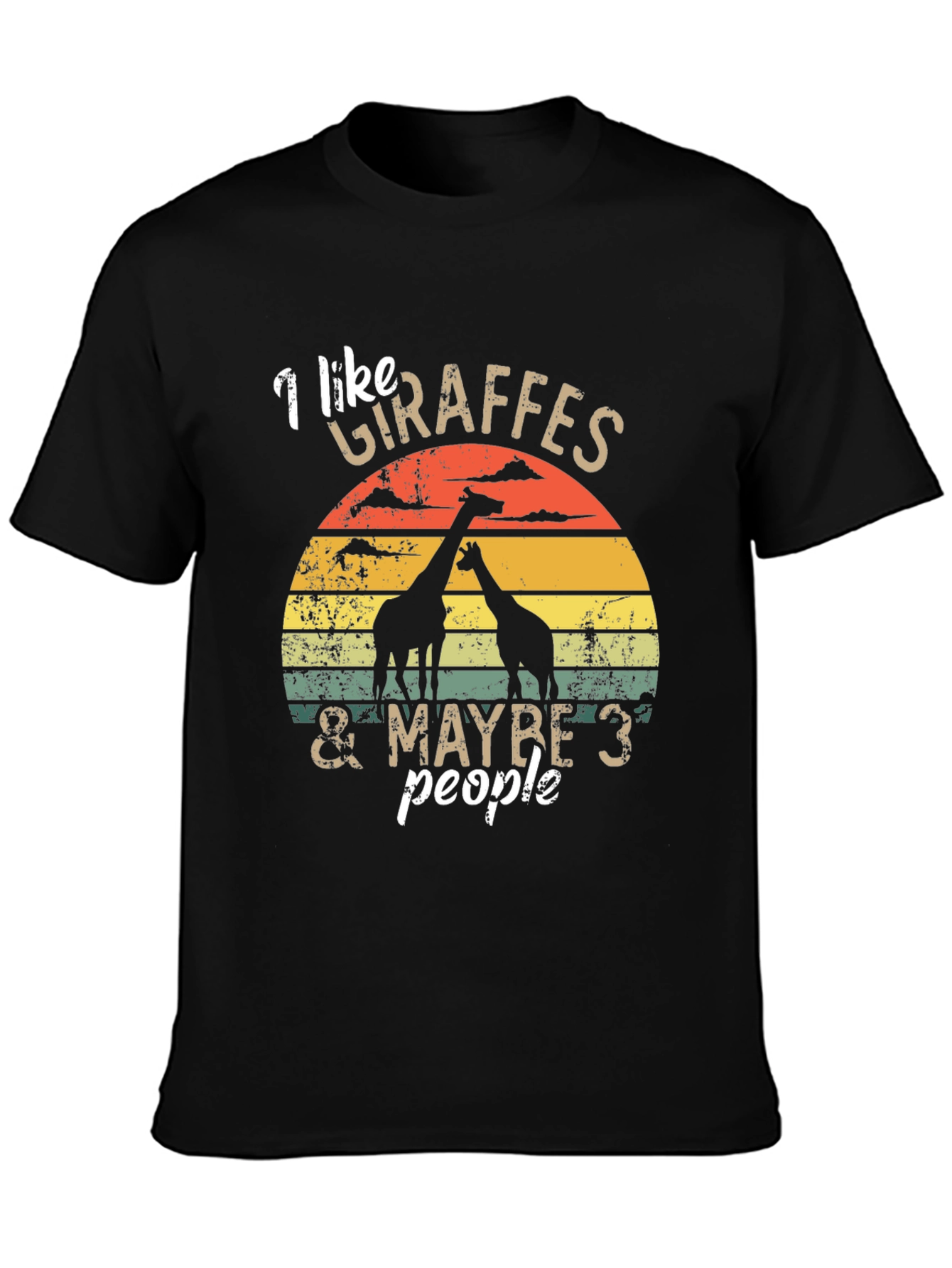 I Like Giraffes T-Shirt - Funny Animal Lover Tee