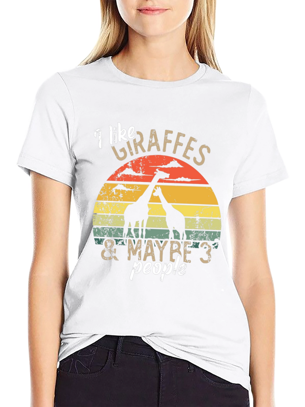 I Like Giraffes T-Shirt - Funny Animal Lover Tee