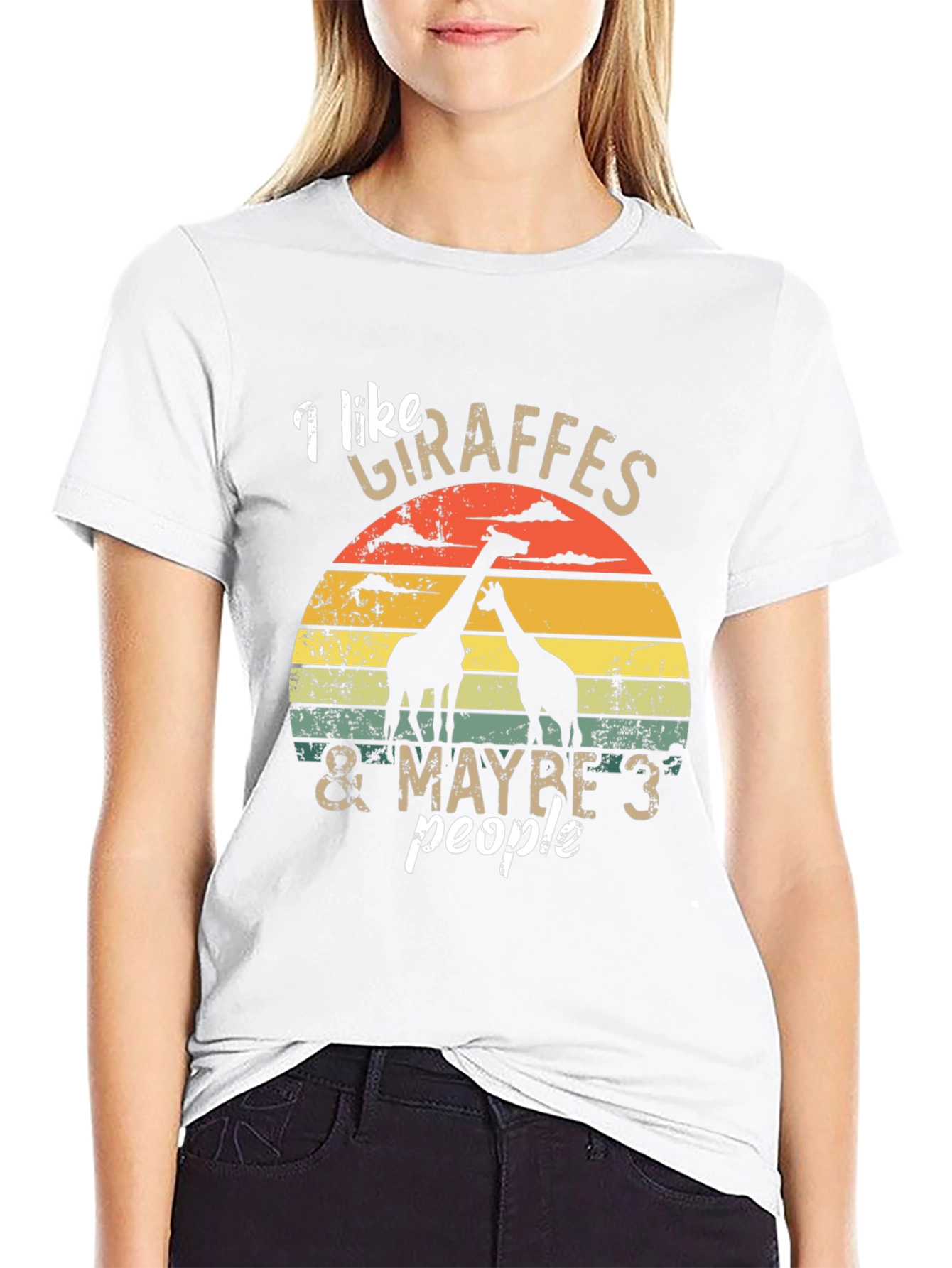 I Like Giraffes T-Shirt - Funny Animal Lover Tee