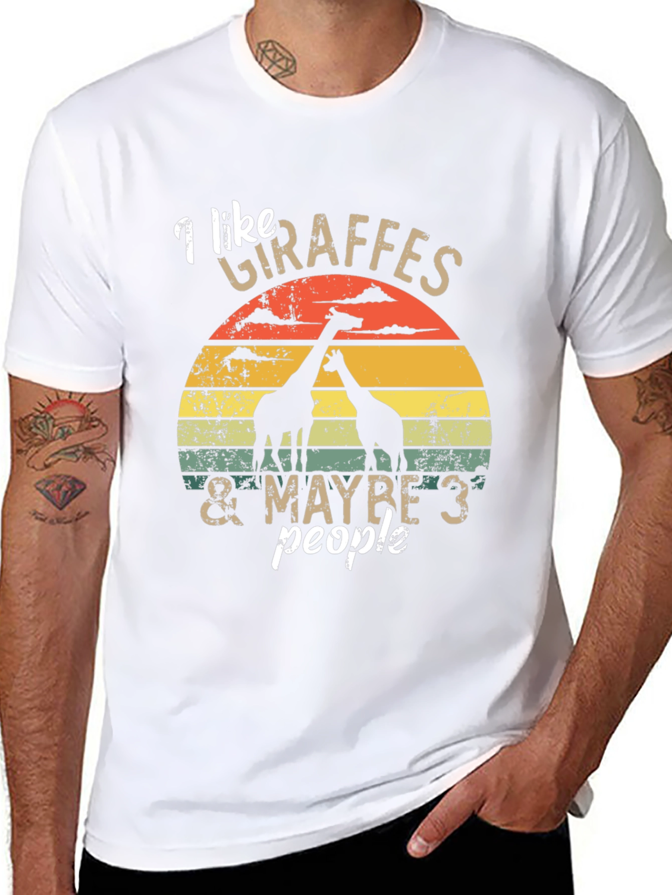 I Like Giraffes T-Shirt - Funny Animal Lover Tee