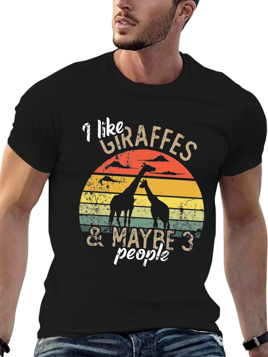 I Like Giraffes T-Shirt - Funny Animal Lover Tee