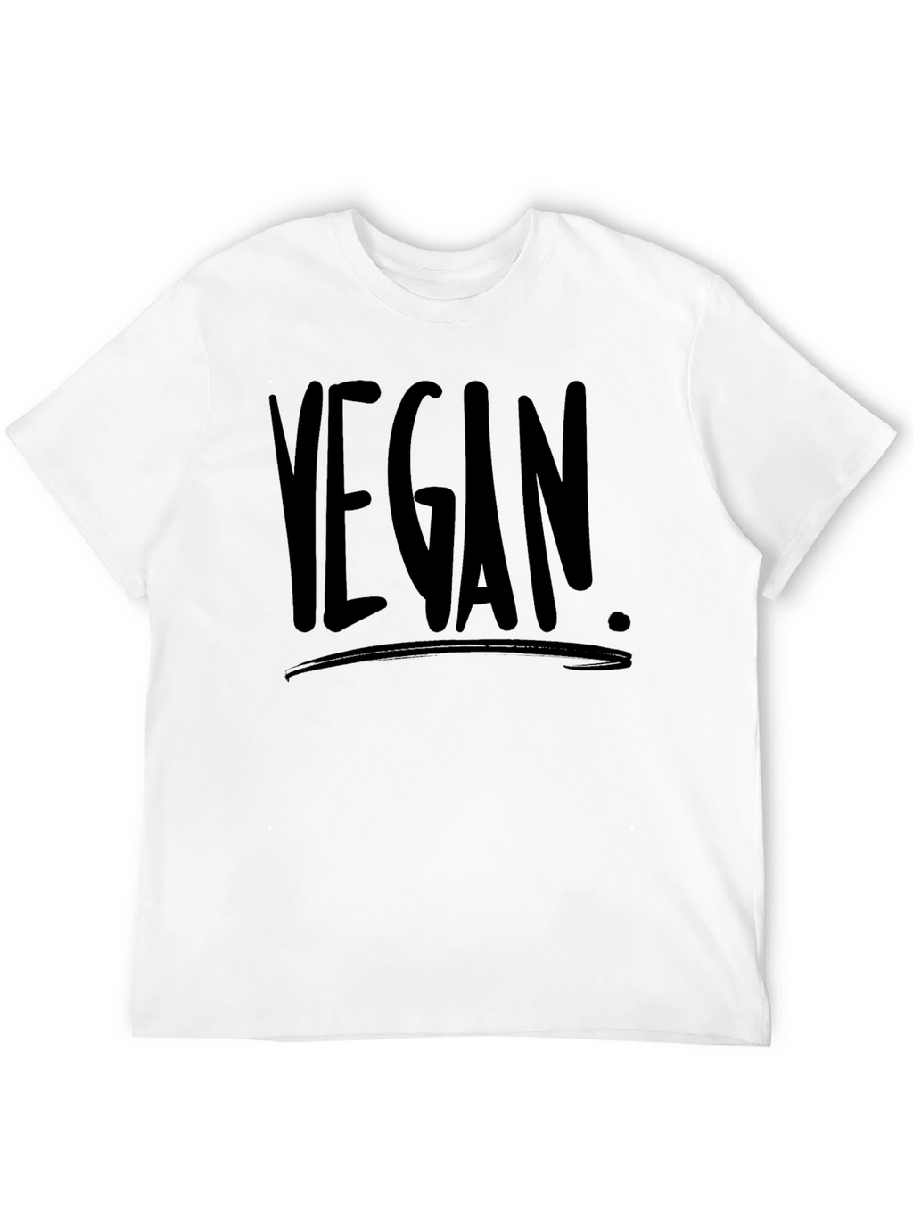Vegan Statement Tee - Bold Graphic Print
