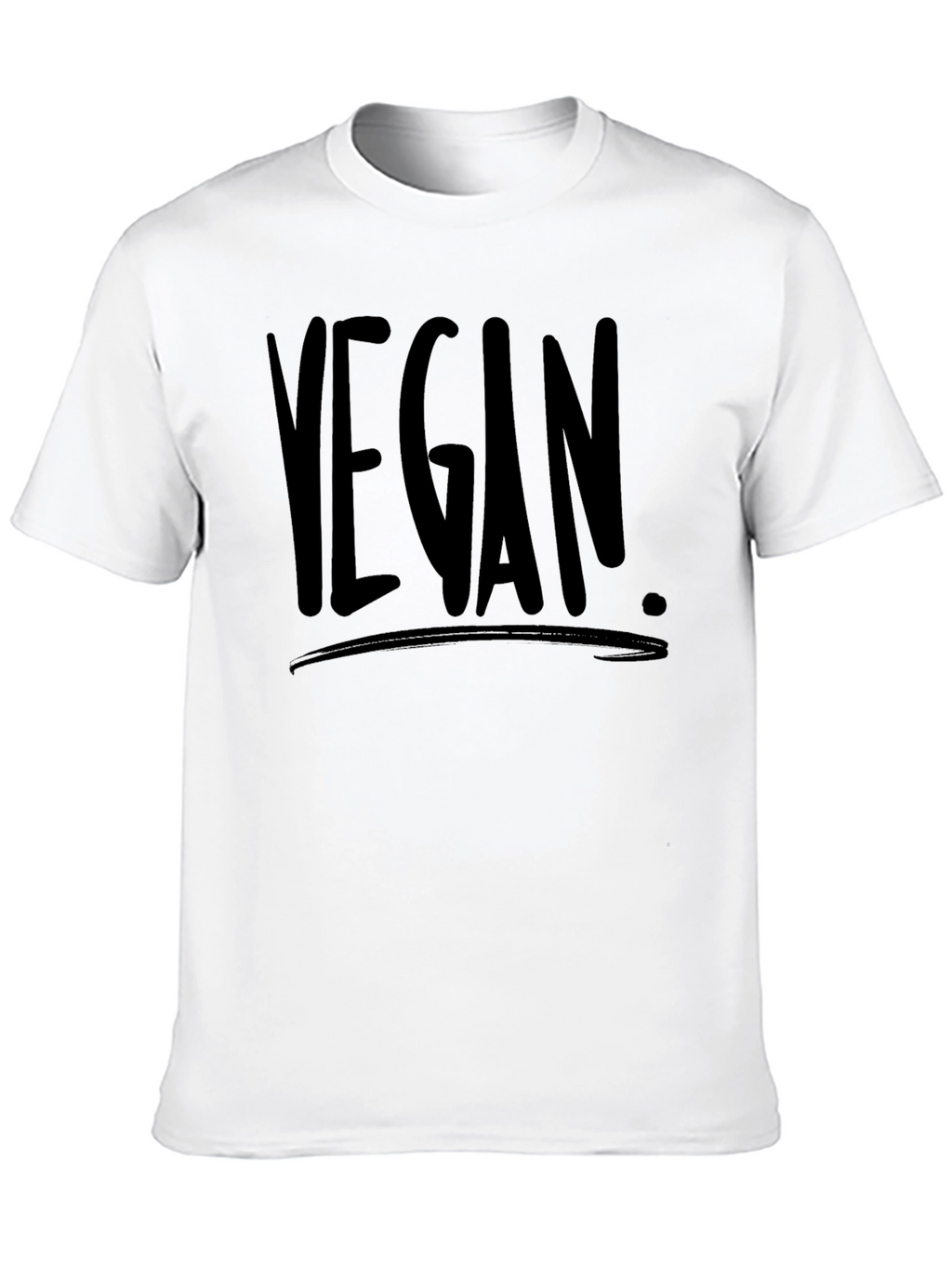 Vegan Statement Tee - Bold Graphic Print