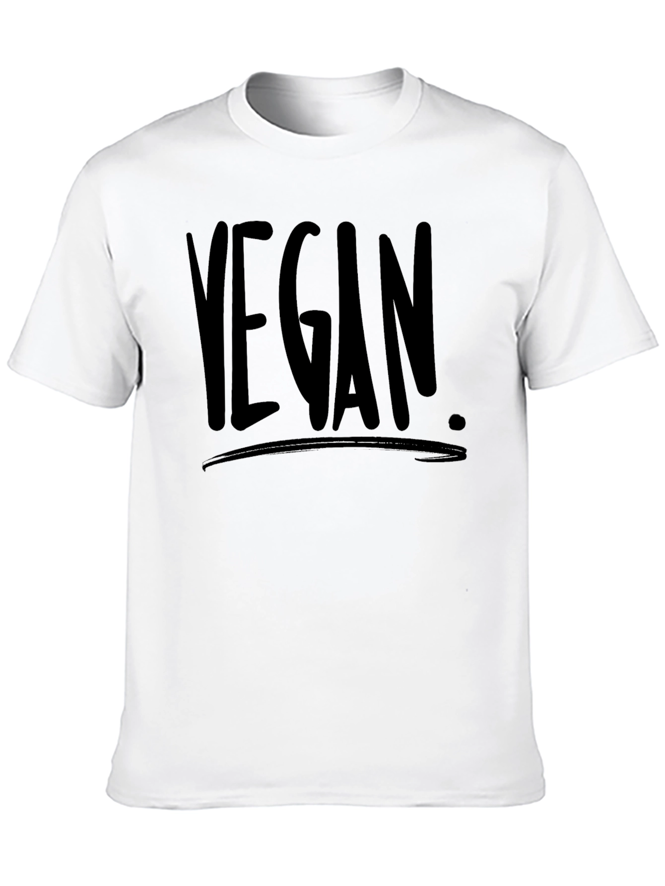 Vegan Statement Tee - Bold Graphic Print