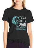 Toes Up Heels Down Horse T-Shirt
