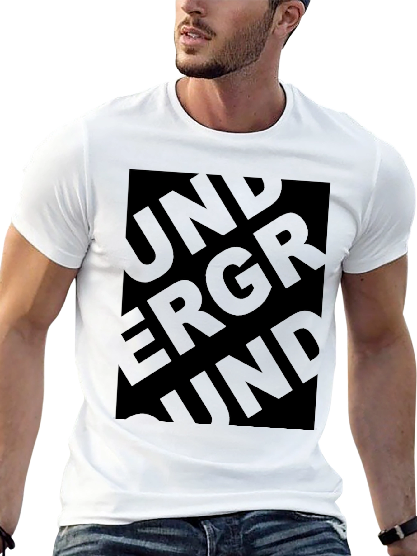 Underground Graphic Black T-Shirt