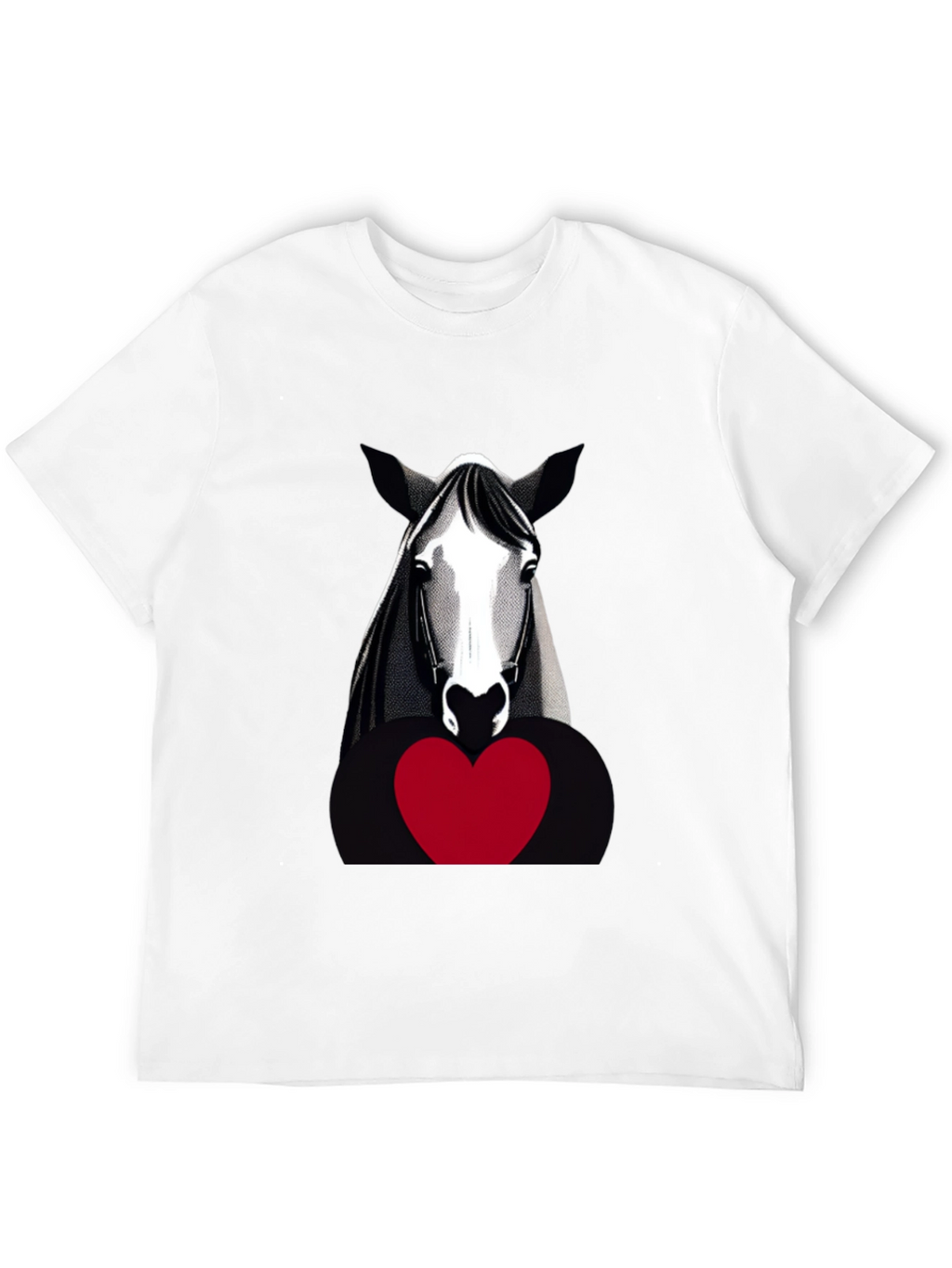 Horse and Heart Graphic Tee - Unisex