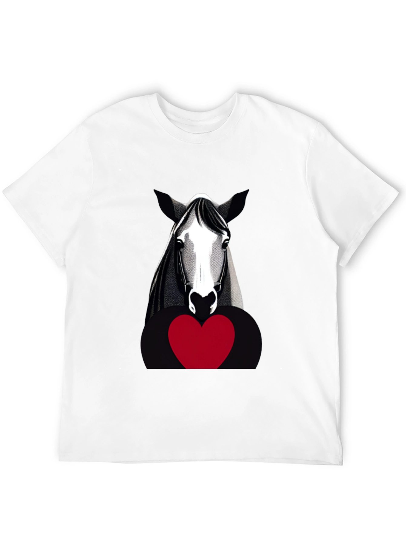 Horse and Heart Graphic Tee - Unisex