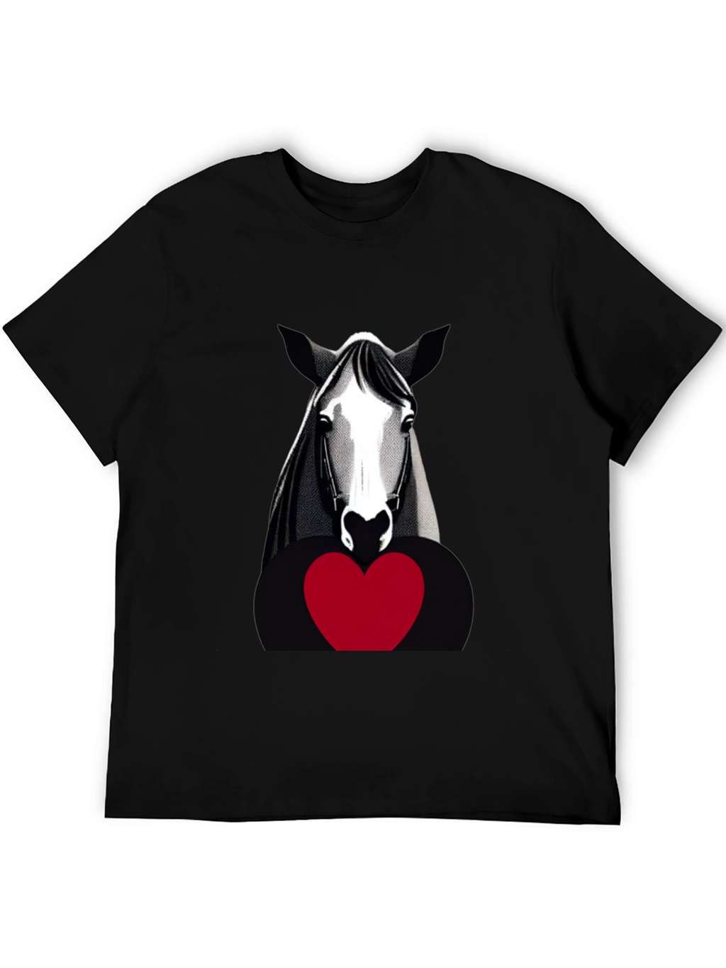 Horse and Heart Graphic Tee - Unisex