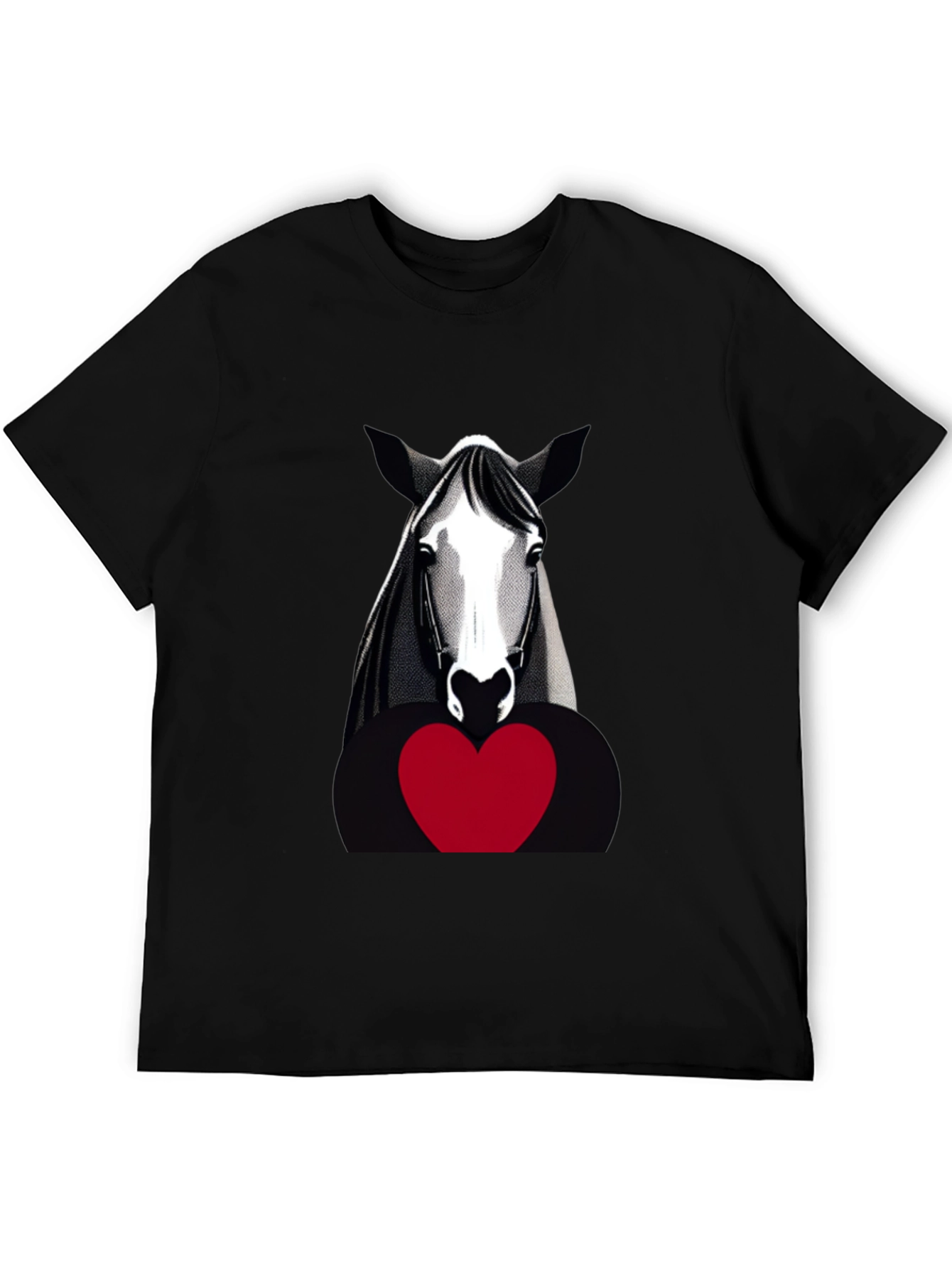 Horse and Heart Graphic Tee - Unisex
