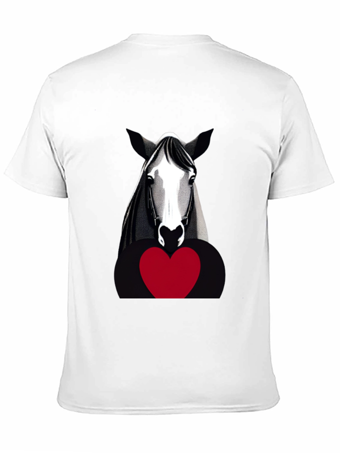 Horse and Heart Graphic Tee - Unisex