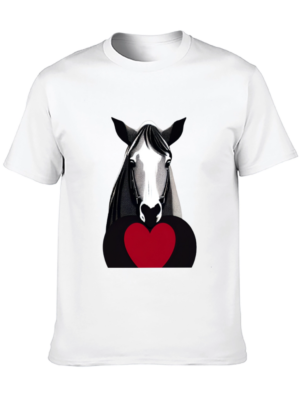 Horse and Heart Graphic Tee - Unisex