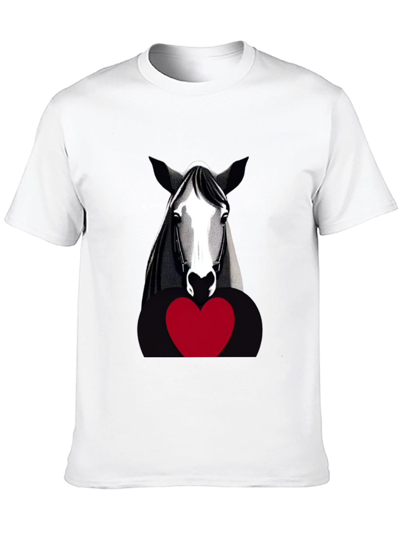 Horse and Heart Graphic Tee - Unisex