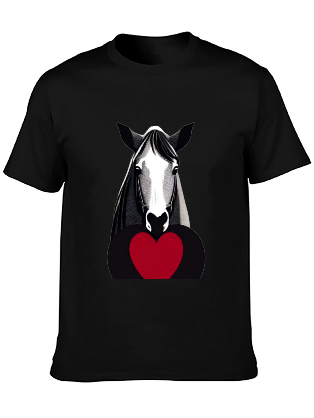 Horse and Heart Graphic Tee - Unisex