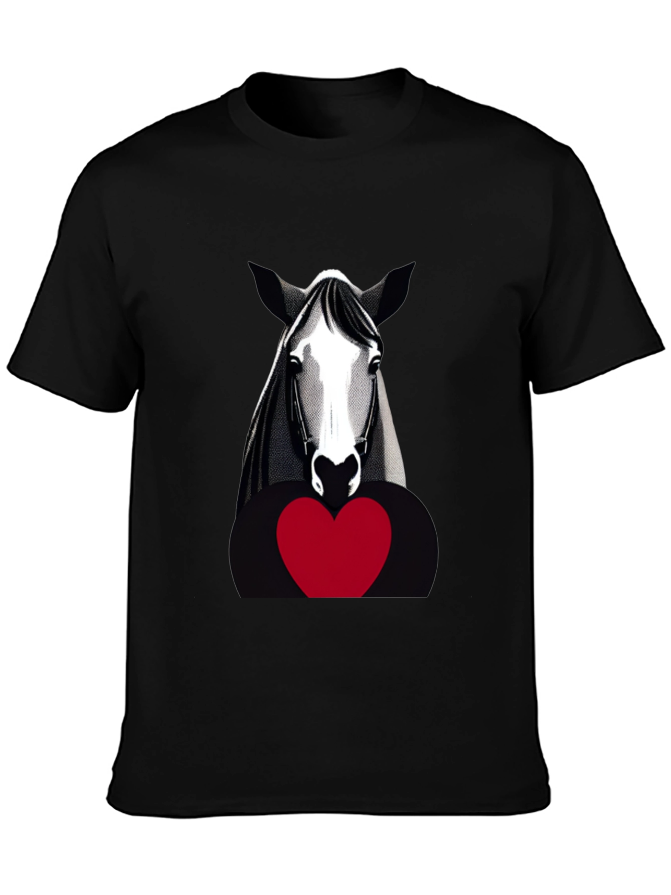 Horse and Heart Graphic Tee - Unisex
