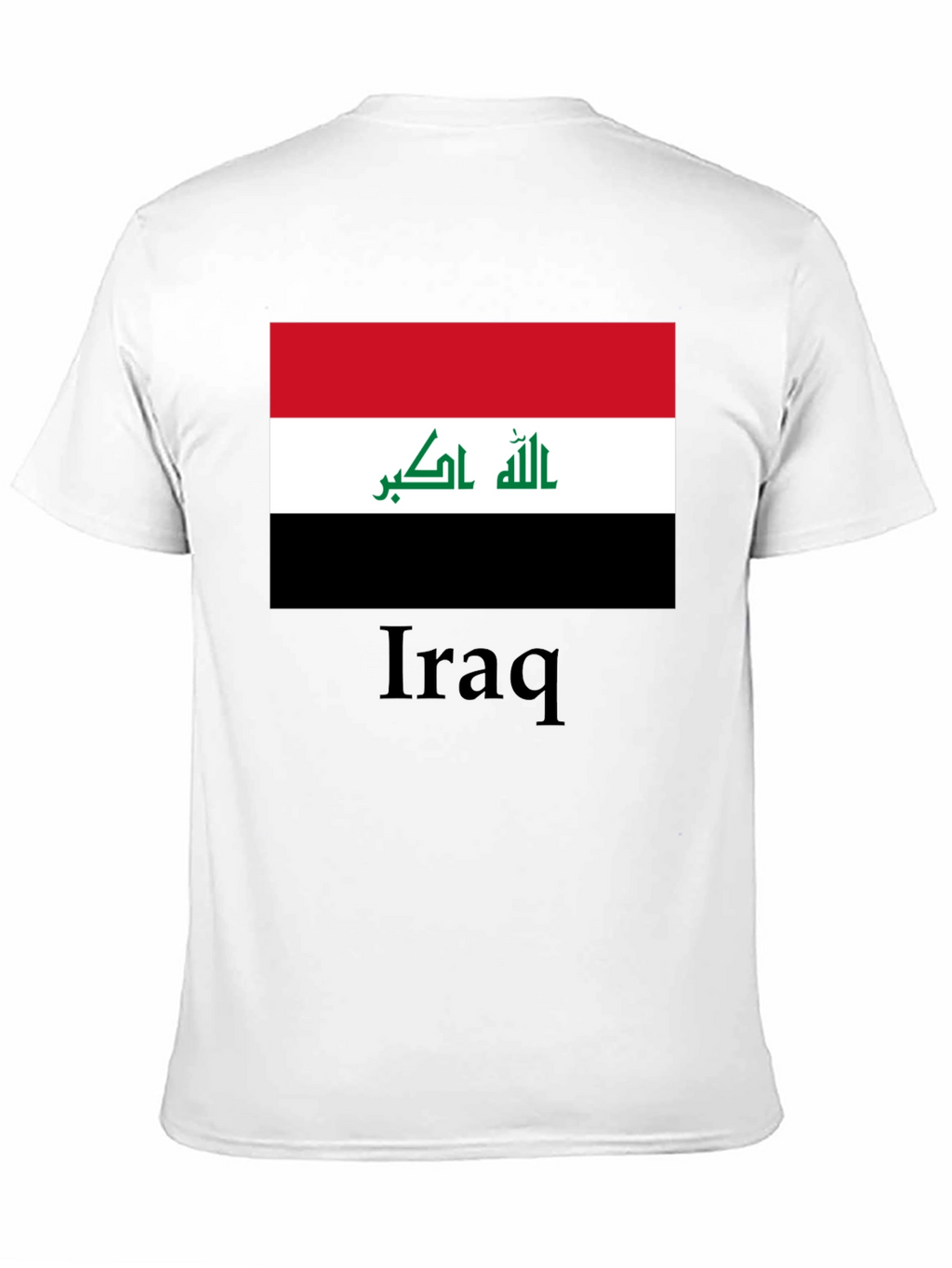 Iraq Flag T-Shirt - Black