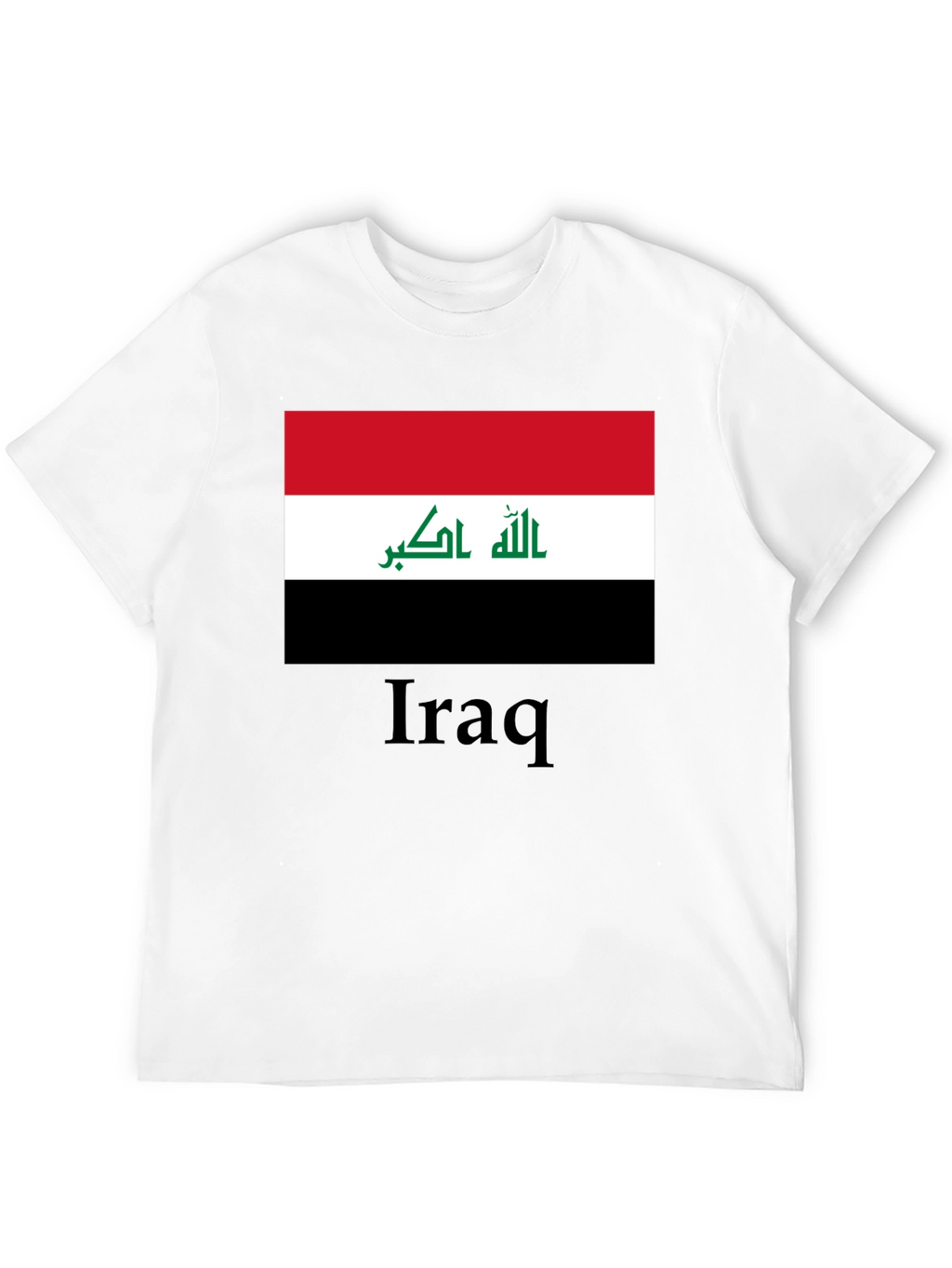 Iraq Flag T-Shirt - Black