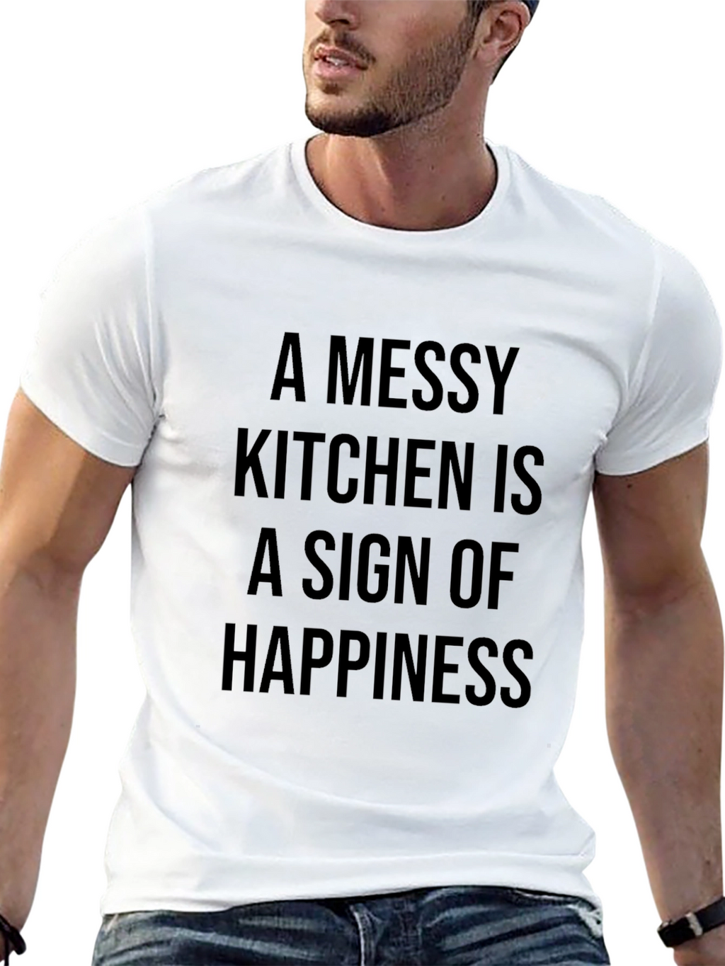 Messy Kitchen Happiness Graphic Tee