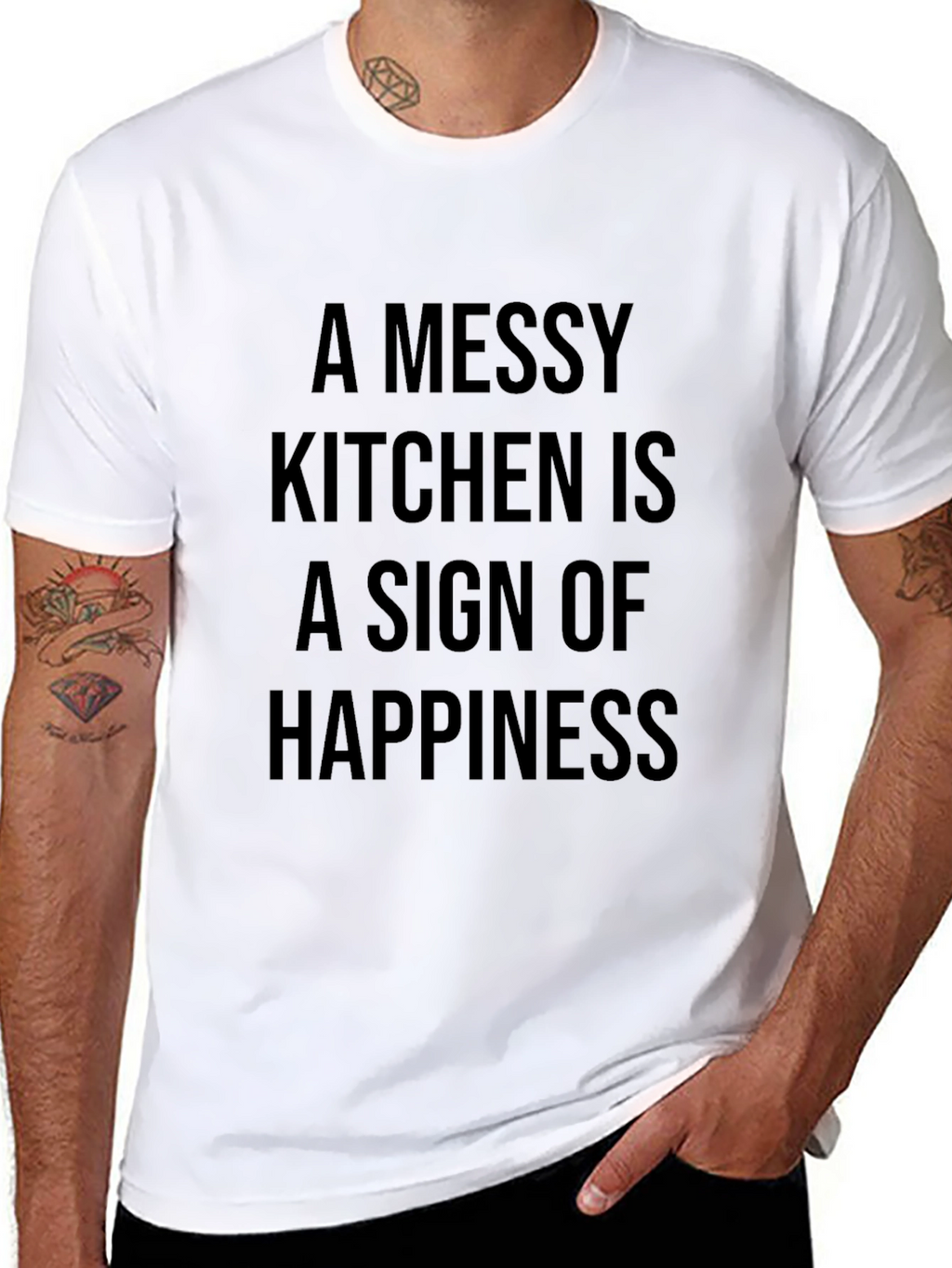 Messy Kitchen Happiness Graphic Tee
