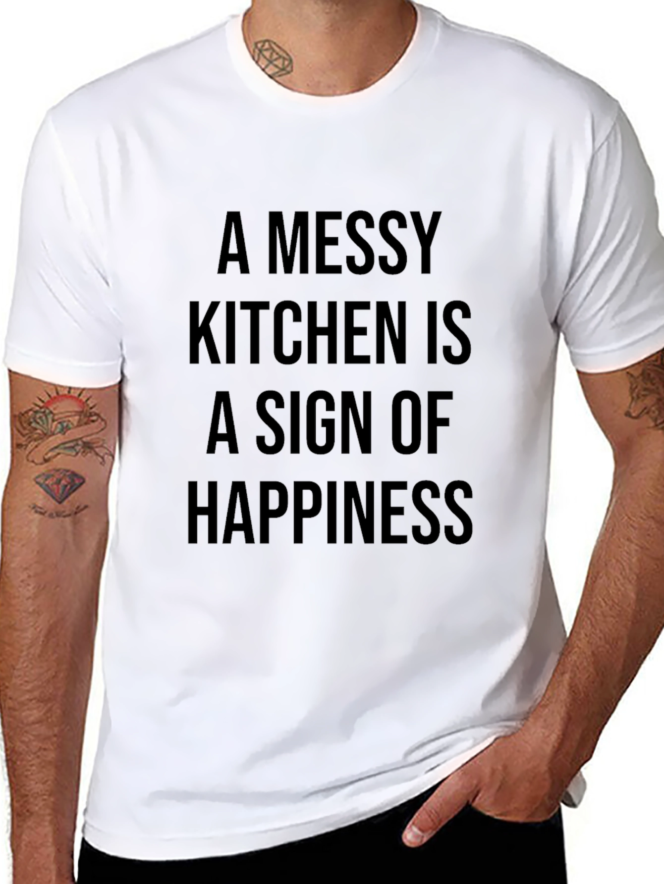 Messy Kitchen Happiness Graphic Tee