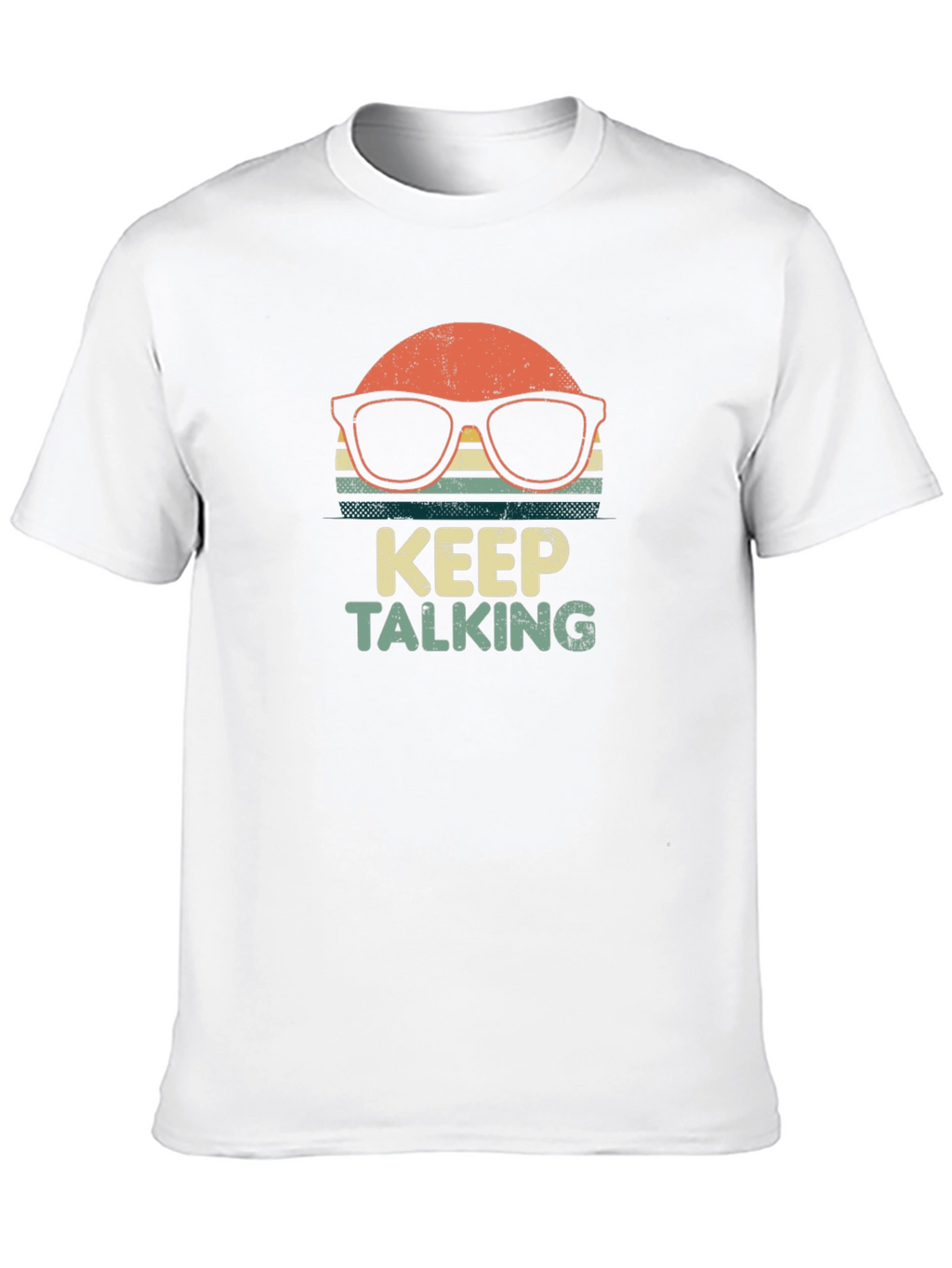 Keep Talking Retro Graphic T-Shirt
