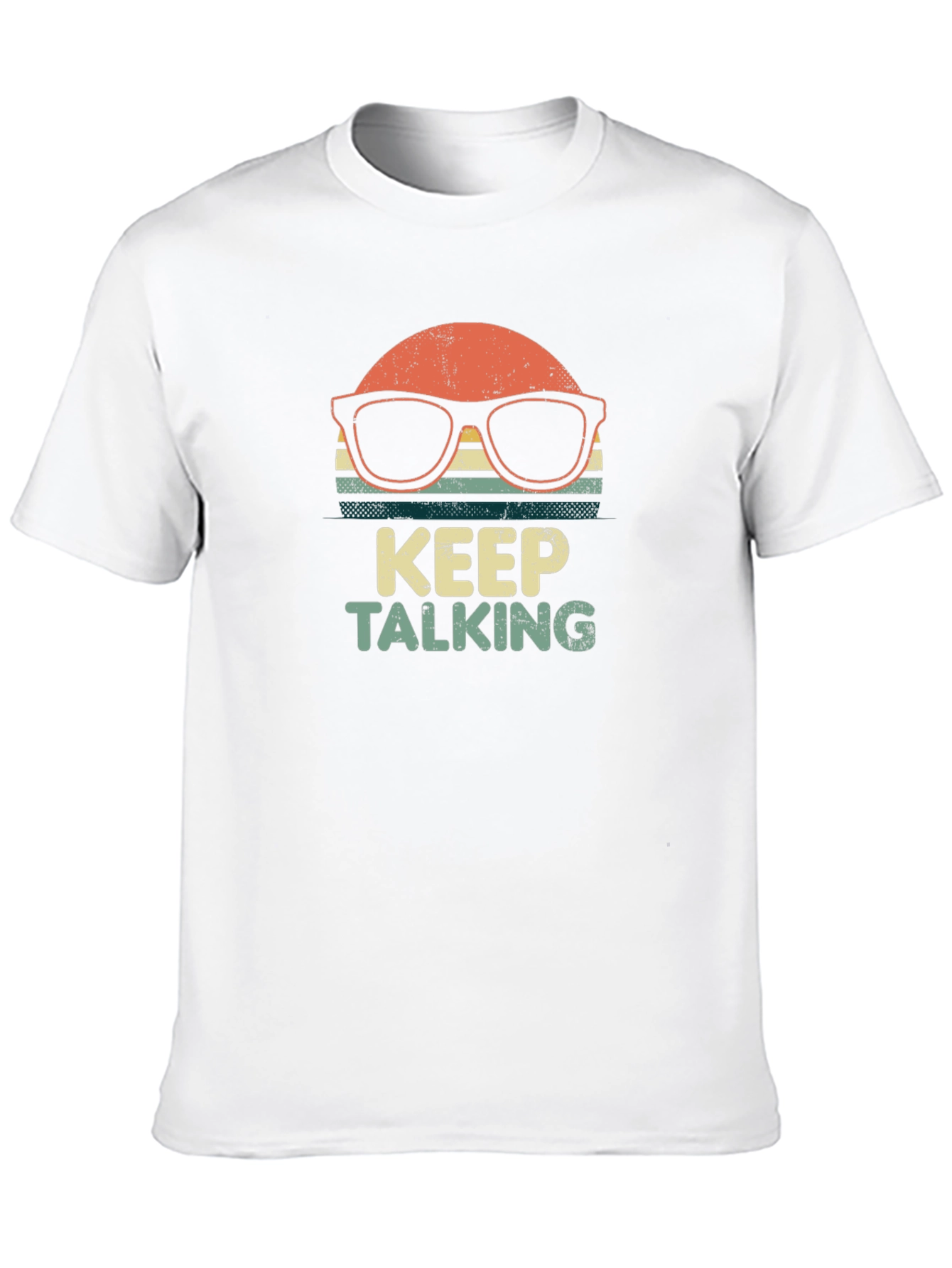 Keep Talking Retro Graphic T-Shirt