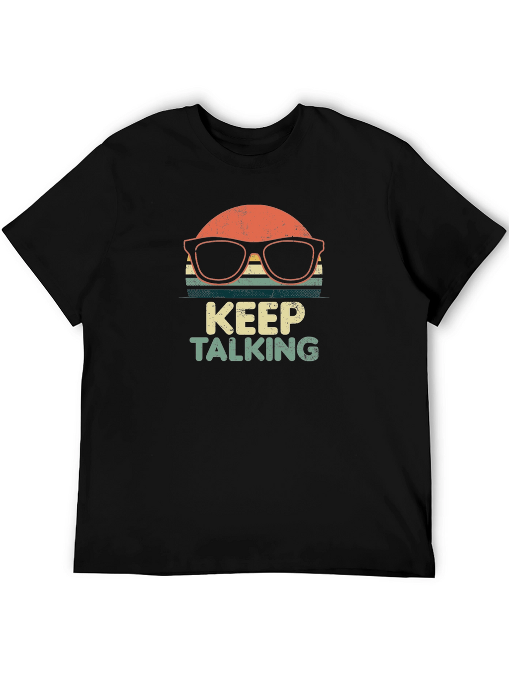 Keep Talking Retro Graphic T-Shirt