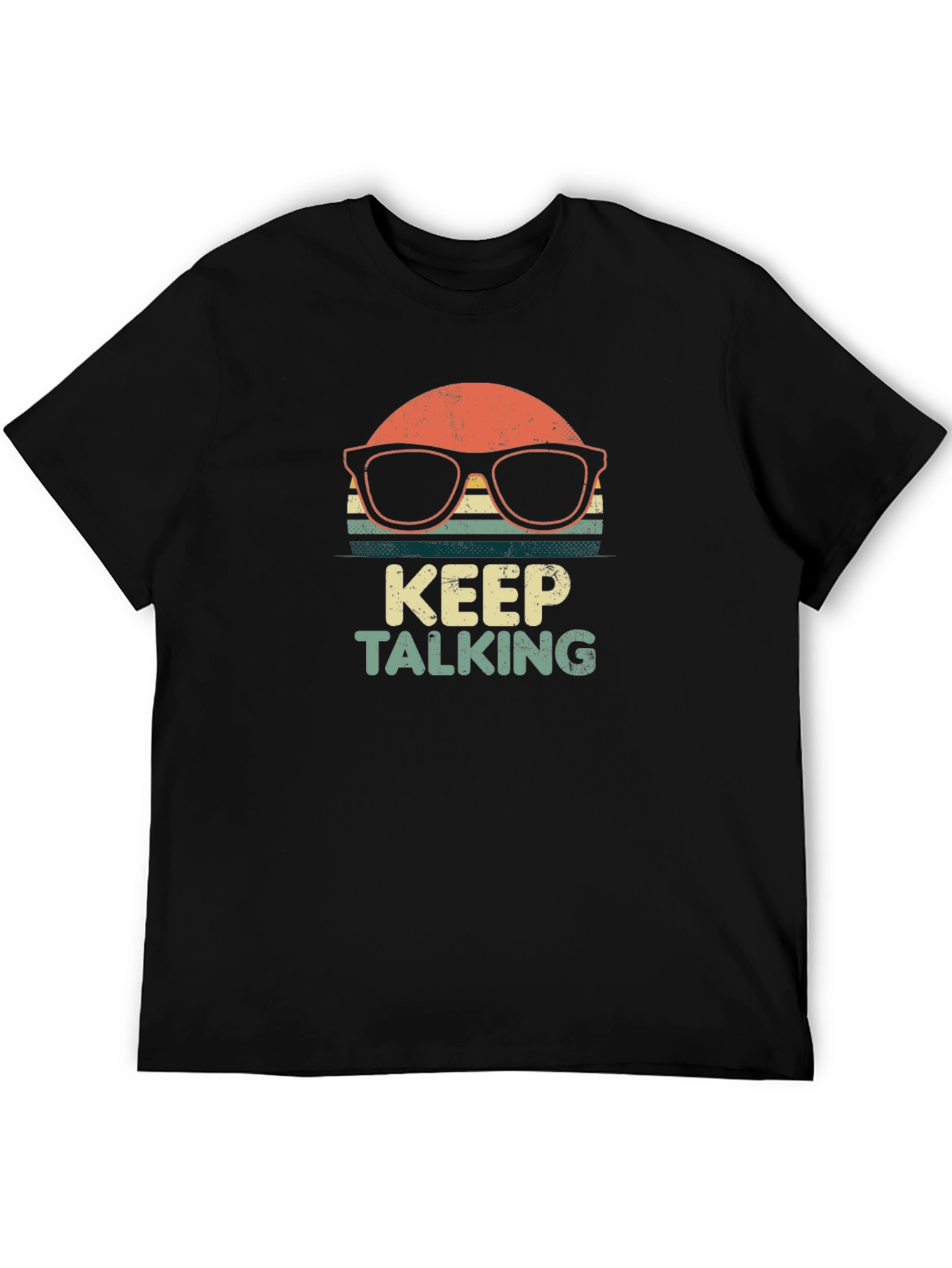 Keep Talking Retro Graphic T-Shirt