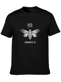 Moth Graphic Tee - Unique Design
