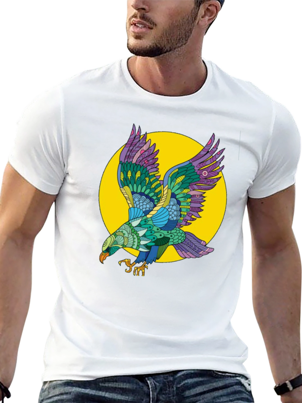 Eagle Graphic T-Shirt - Black