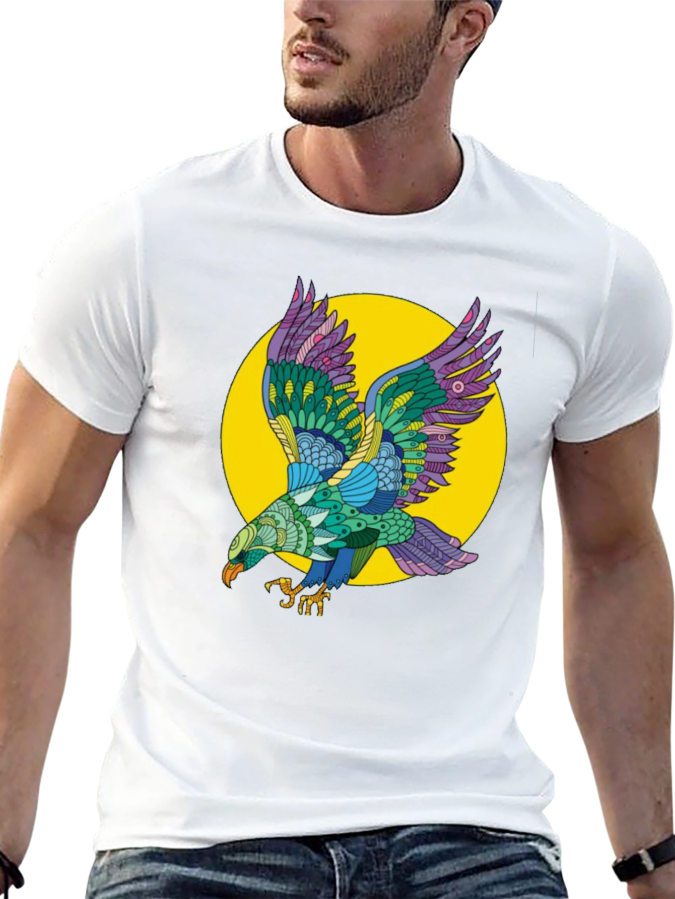 Eagle Graphic T-Shirt - Black