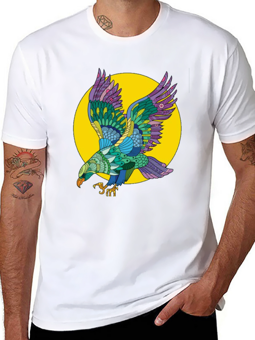 Eagle Graphic T-Shirt - Black