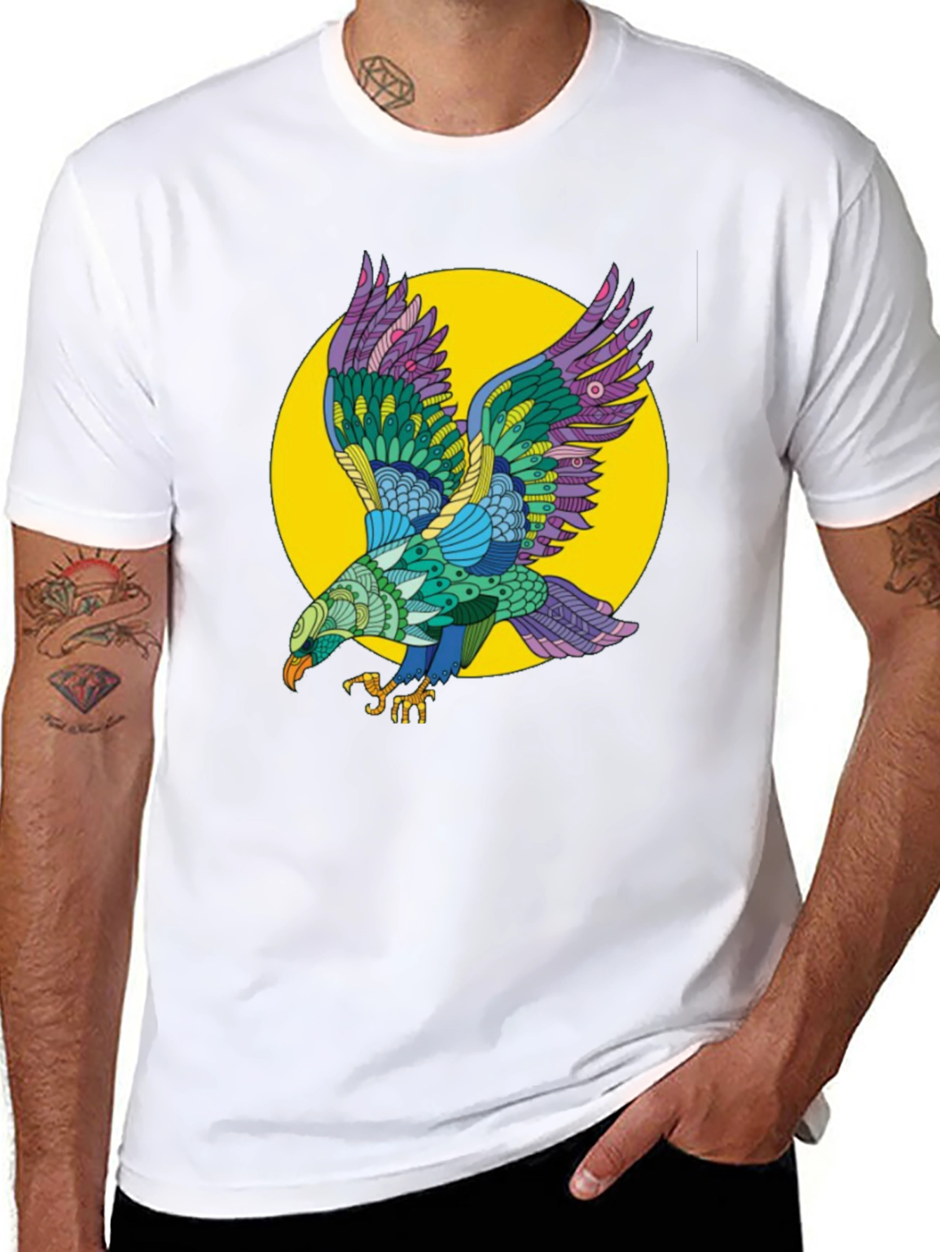 Eagle Graphic T-Shirt - Black