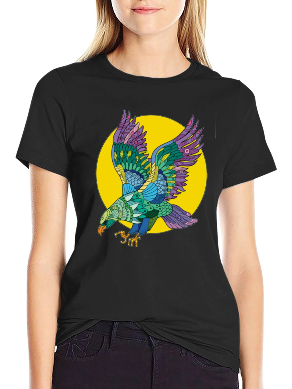Eagle Graphic T-Shirt - Black