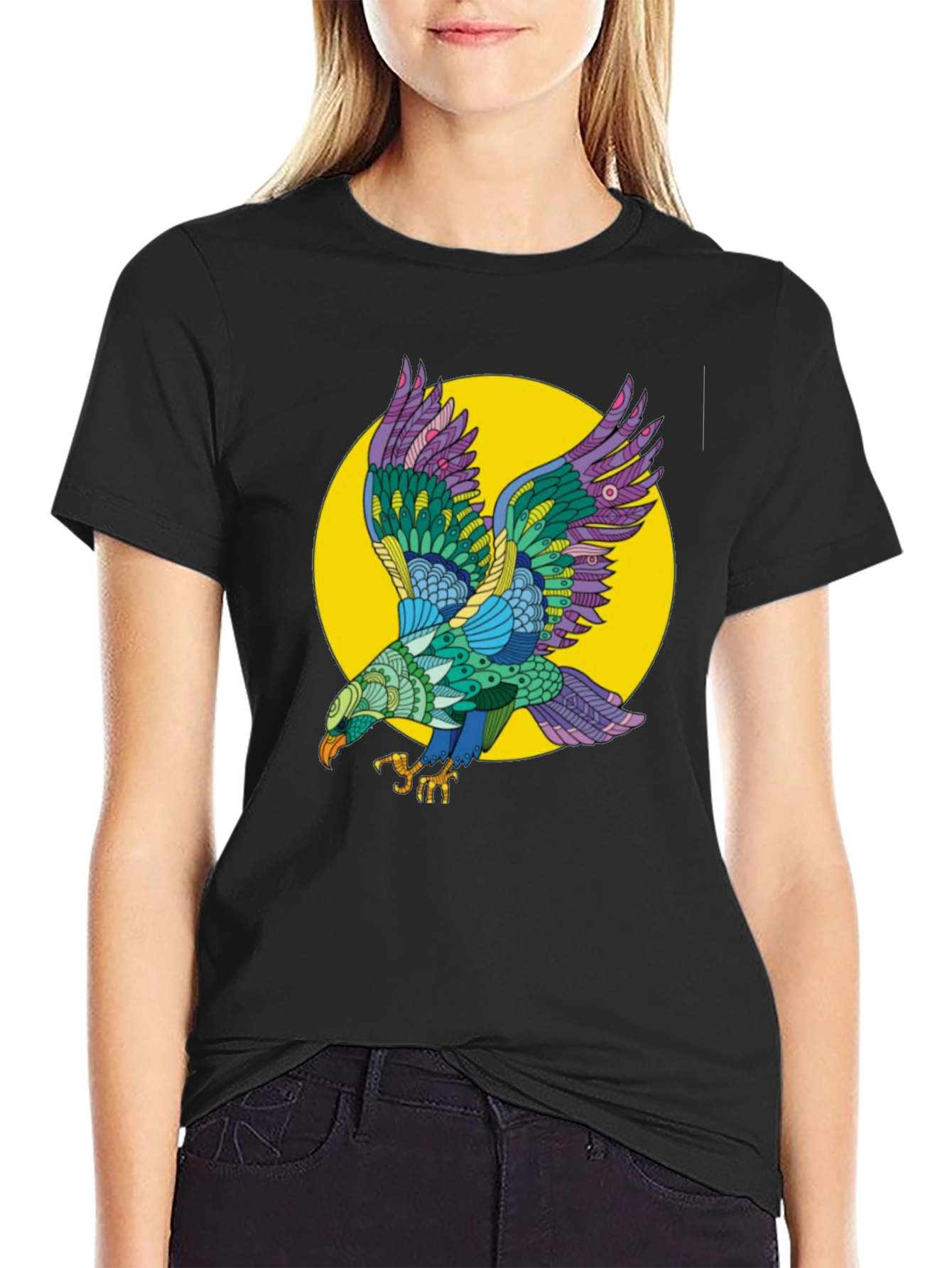 Eagle Graphic T-Shirt - Black
