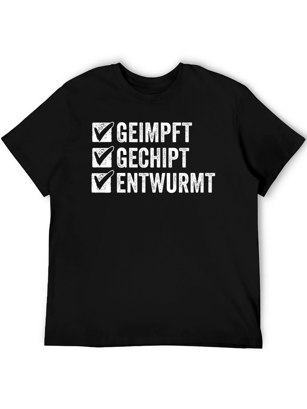 Vaccinated Chipped Wormed T-Shirt