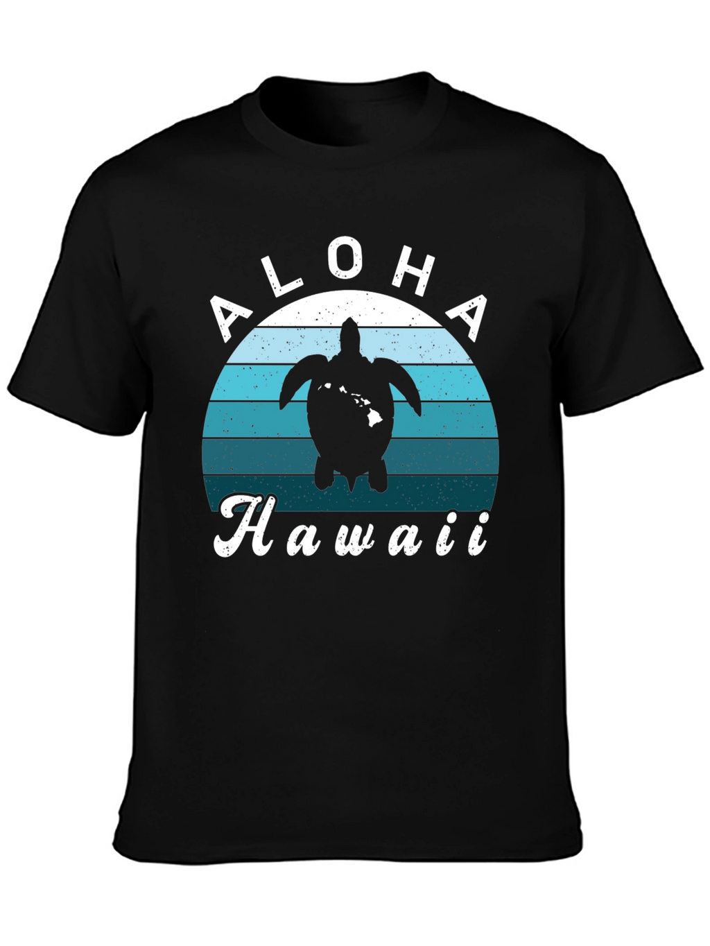 Aloha Hawaii Turtle Graphic Tee - Tropical Vibes