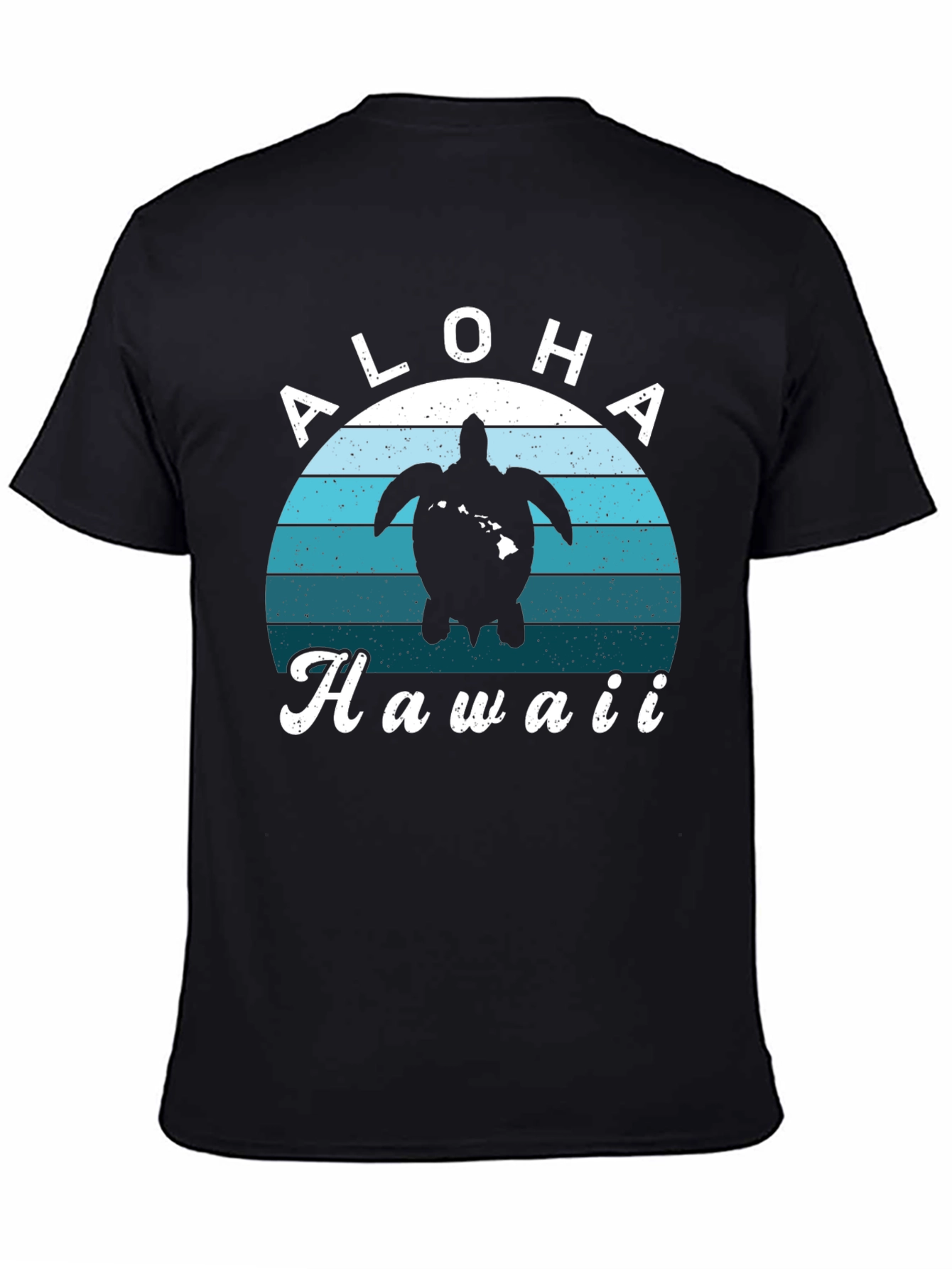 Aloha Hawaii Turtle Graphic Tee - Tropical Vibes