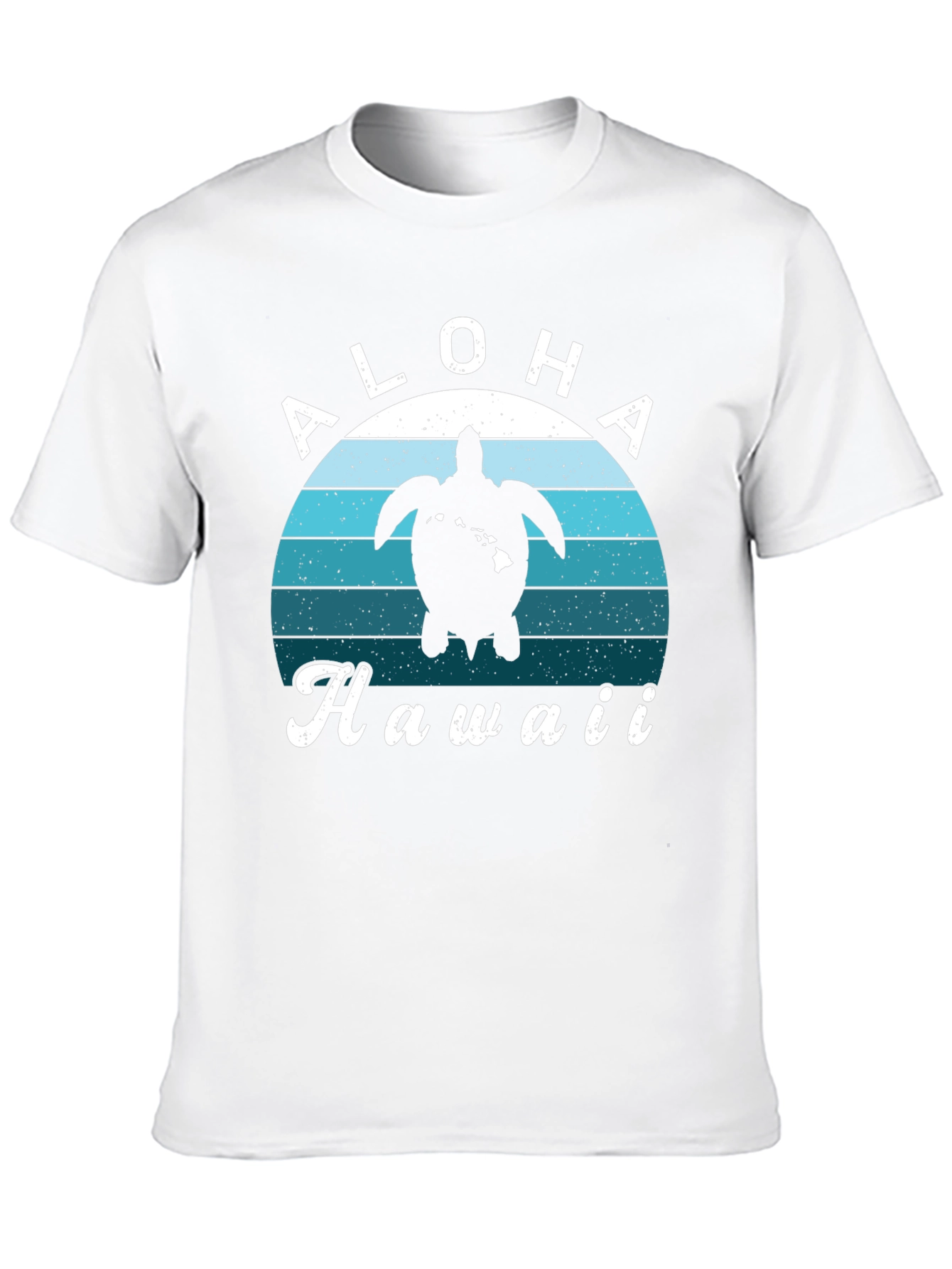 Aloha Hawaii Turtle Graphic Tee - Tropical Vibes